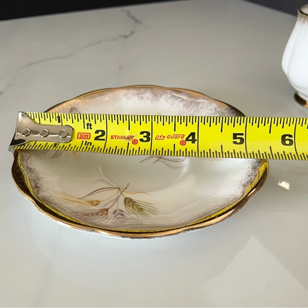 Golden Wheat Cup & Saucer by Royal Albert